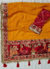 Tew Pure Viscose Zari Work Bandhani Sarees Wholesale Suppliers In Mumbai